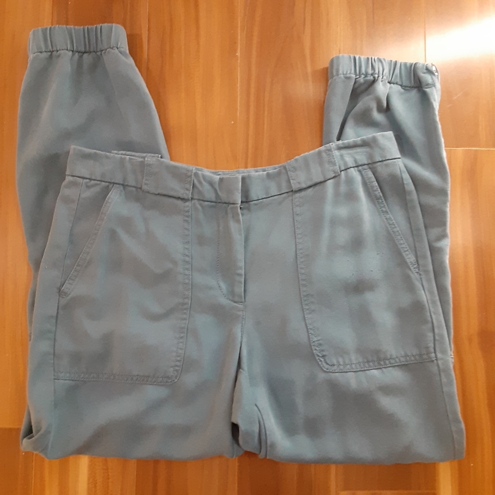 Loft-Cinched lounge pants blue size 6